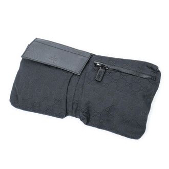 Gucci Pre-owned Womens Waist Pouch Bag - Black - One Size