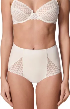 Simone P&eacute;r&egrave;le Subtile Control Briefs in Ivory at Nordstrom, Size X-Large