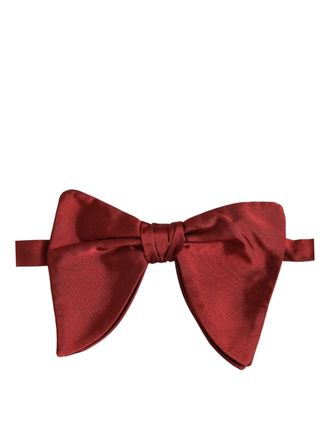 Dolce & Gabbana Silk Bow Tie - Red