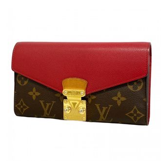 Louis Vuitton Brown Cerise Long Wallet (Bi-Fold) (Pre-Owned)