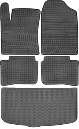 OEM Hyundai I10 Iii Hatchback De Febrero De 2020 Set - Alfombrillas De Goma Para Coche + Alfombrilla Para Maletero