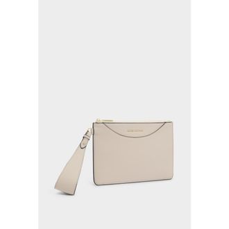 Katie Loxton Alba Wristlet Pouch in Oyster at Nordstrom