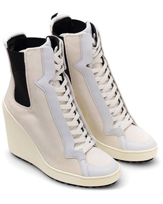 Hogan Lace-Up Leather Ankle Boot