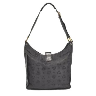 MCM Pre-owned Shoulder Bags, female, Black, Size: ONE SIZE Pre-owned Leather handbags