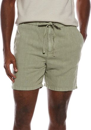 John Varvatos Daryl Linen-Blend Drawstring Short
