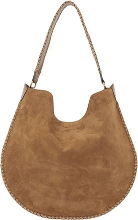 Isabel Marant Oskan Hobo Soft - Dames - Schoudertassen - Bruin - ONE Size - Leer - Tassen