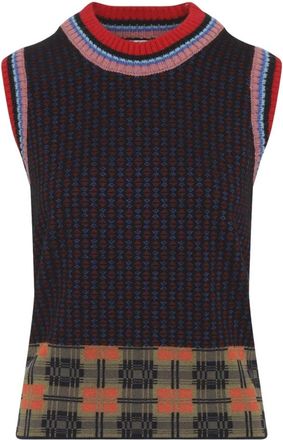 Dries Van Noten Temi Knit Gilet - - Knitwear - Donna - Multicolore - M