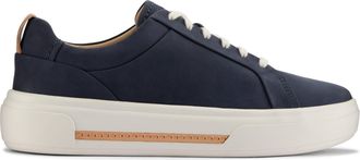 Clarks Womens Hollyhock Walk Shoes, Color Navy Nubuck, Size: 6 UK Wide