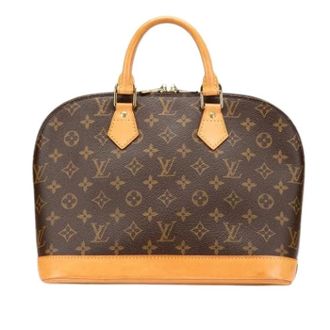 Louis Vuitton Pre-owned Handbags, female, Brown, Size: ONE SIZE Pre-owned Leather Handbag