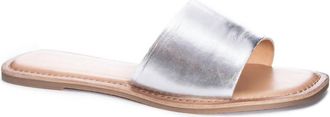 Chinese Laundry Womens Regina Slide Sandals In Silver
