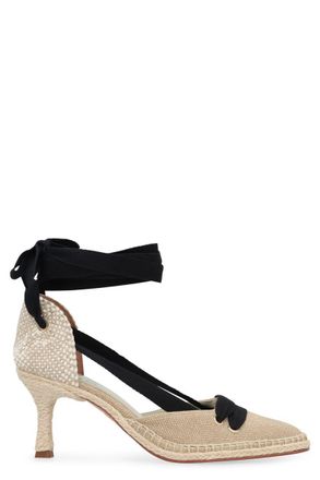 Castaner Castaner X Manolo Blahnik - Casta Canvas Heel Espadrilles