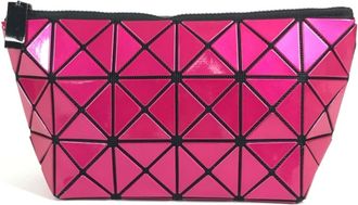 Issey Miyake Black Pink Pvc Pouch Wash Bag (Pre-Owned)