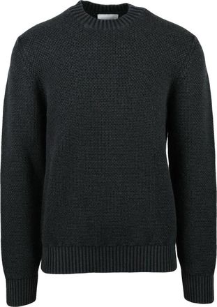 Circolo 1901 Maglione Girocollo - Heren - Ronde hals truien - Zwart - M - Wol - Truien & Vesten