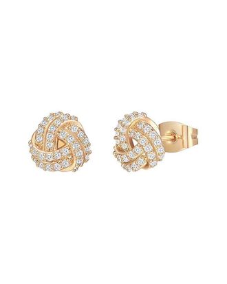 Liv Oliver 18K Plated Cz Earrings