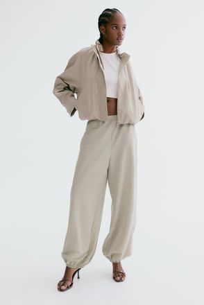 H&M Balloon-leg joggers in Beige at Nordstrom, Size Xx-Large