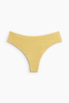H&M Bikinihose Brazilian - Gelb