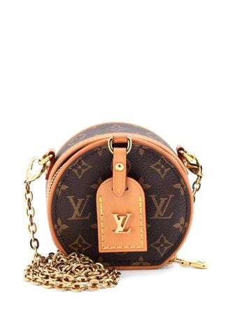 Louis Vuitton Boite Chapeau Necklace Bag Monogram Canvas crossbody bag - Brown