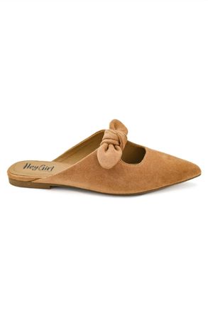 Corkys Footwear Womens Knotty But Nice Flat In Camel Brown
