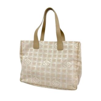 Chanel Pre-owned Tote Bags, female, Beige, Size: ONE SIZE Pre-owned Vintage Nylon Tote Bag