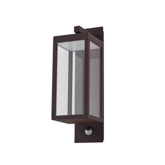 Lucande Lucande - L&aacute;mpara De Pared Exterior ferdinand En Marr&oacute;n Aluminio