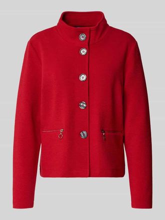 Betty Barclay Blazer mit Stehkragen in Rot, Gr&ouml;&szlig;e 38