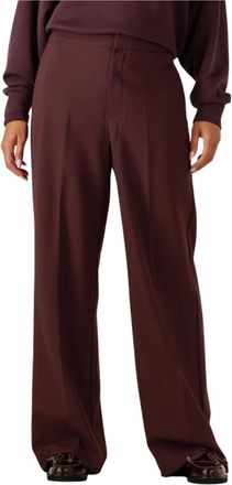 Mos Mosh MOS Mosh, Dames, Broeken, Rood, Maat: S Leer