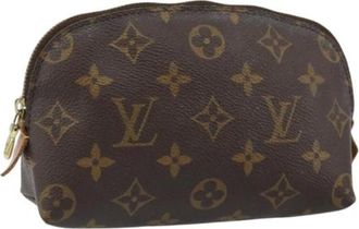 Louis Vuitton Pre-owned Bags, female, Brown, Size: ONE SIZE Pre-owned Canvas Pouch