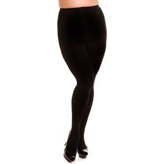 Glamory Sweater Tights in Black at Nordstrom, Size 3X-Large
