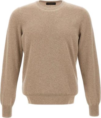 Gran Sasso Top met ronde hals - Beige