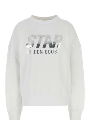 Golden Goose Deluxe Brand White Cotton Sweatshirt
