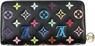 Louis Vuitton Pre-owned Wallets, female, Multicolor, Size: ONE SIZE Pre-owned Canvas Wallet