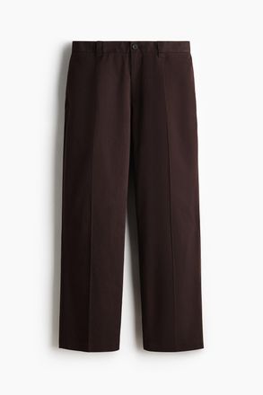 H&M Elegante Hose in Relaxed Fit - Brown