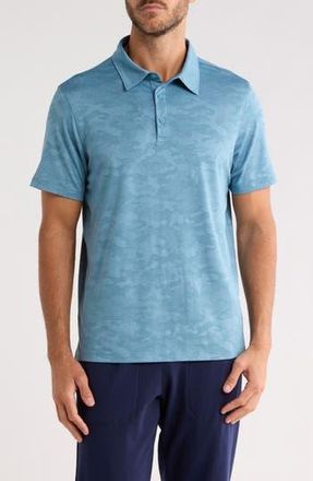 Zella Camo Polo in Blue Provincial at Nordstrom Rack, Size Xx-Large