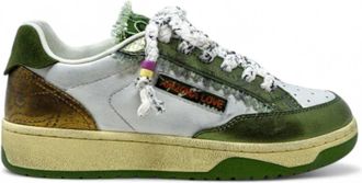 Arizona Love Metallic Green Venice Manden met Bandana - Dames - Sneakers - Veelkleurig - 41 EU - Leer - Schoenen
