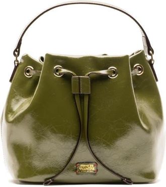 Frances Valentine Medium Minnie Leather Bucket Bag in Olive at Nordstrom