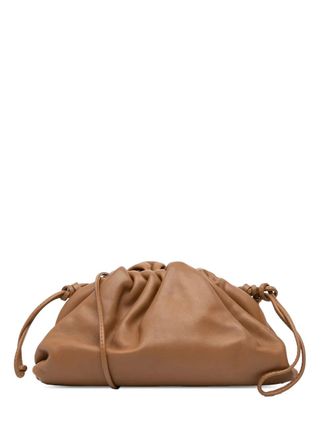 Bottega Veneta 2012-2025 Lambskin The Mini Pouch crossbody bag - Brown
