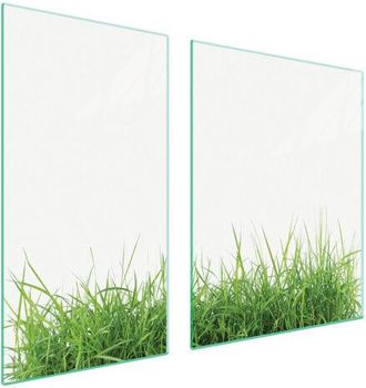 OEM Placa Protectora De Vidrio Para Estufa 90x52 Blanca