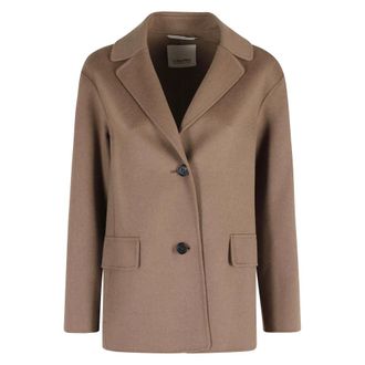 Max Mara Dames, Jassen, Bruin, Maat: L