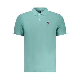 North Sails Tops, Heren, Blauw, XL, Katoen, Klassiek Katoenen Poloshirt