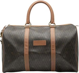 Dior Borsa Duffel Stampata Pre-owned - - Pre-owned - Donna - Marrone - ONE SIZE