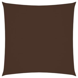 Berkfield Home Sunshade Sail Oxford Fabric Square 7x7 m Brown