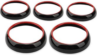 OEM 5 Piezas De Embellecedores Adhesivos Rojos Para La Salida De Ventilaci&oacute;n Del Aire Acondicionado Para Un Mercedes-benz Clase B Gla W176 W246 2012-2018