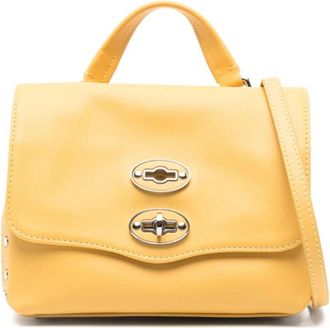 Zanellato Postina Saeta Baby Bag - Dames - Handtassen - Geel - ONE Size - Leer - Tassen
