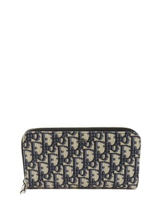Dior Oblique Long Zip Wallet (Authentic Pre-Loved)