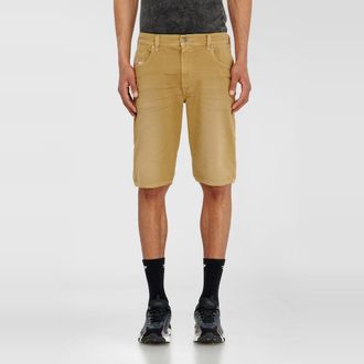 Diesel Slim shorts in coloured denim - Denim short pants - Man - Beige