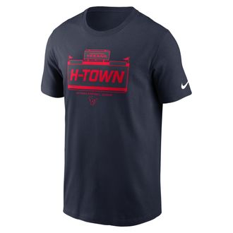 Nike Houston Texans Local Essential Nike Mens NFL T-Shirt in Blue | N19941L9H-7MT