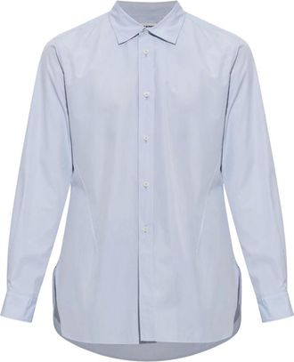 Jil Sander Heren, Overhemden, Blauw, Maat: M Katoen