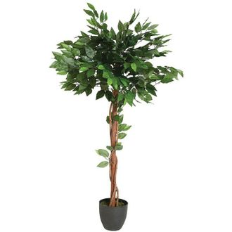 Atmosphera Ficus artificiale verde H120cm - Atmosphera cr&eacute;ateur dint&eacute;rieur