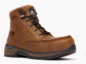 Rocky Mens Treadflex 6 Composite Toe Work Boot Rkk0467 In Brown