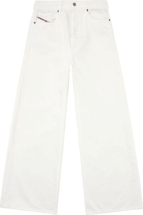 Diesel Low-Rise Wide-Leg Jeans - Womens - Cotton